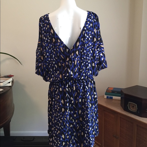 Trina Turk blue sheer dress - Picture 3 of 7